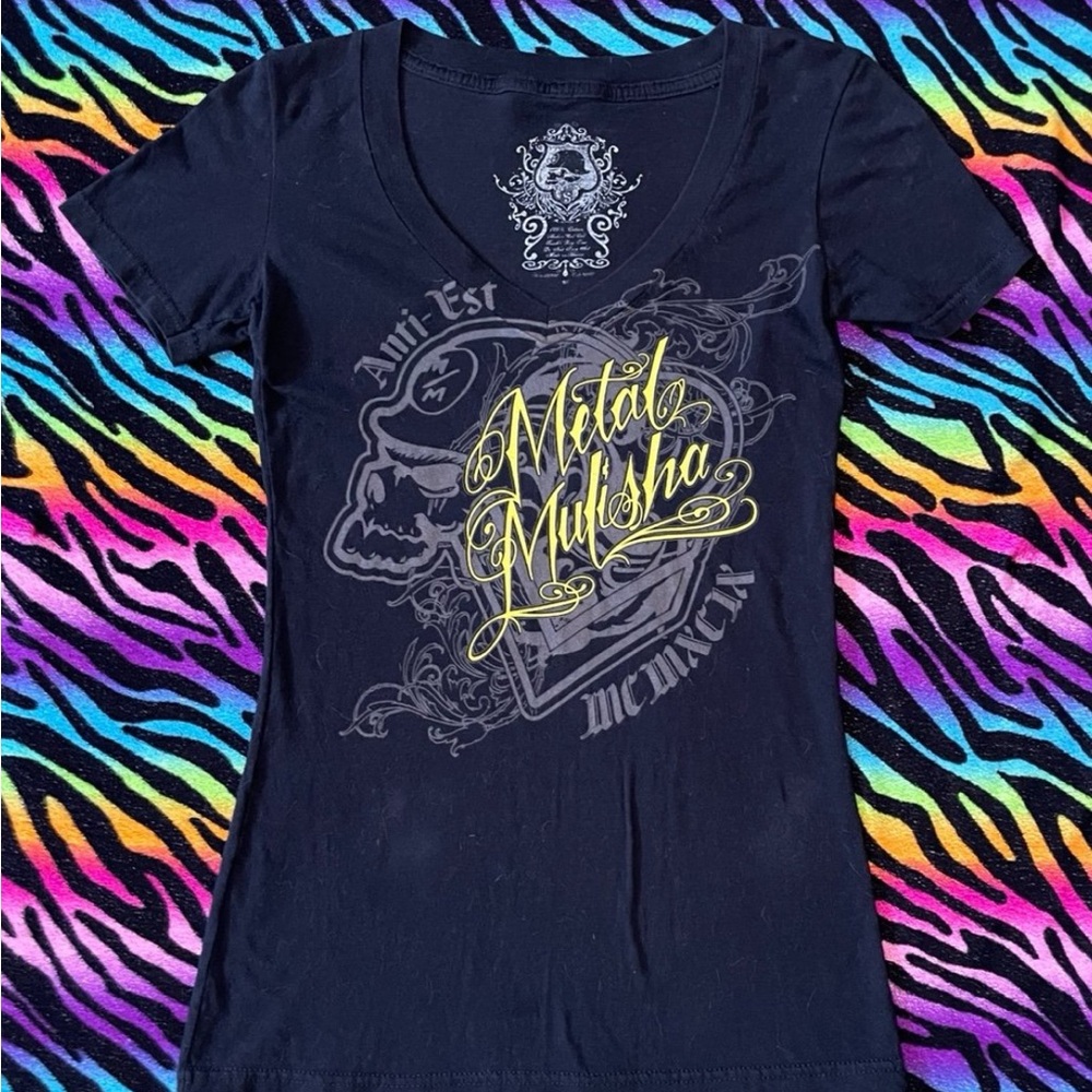 Rare Metal Mulisha womens top